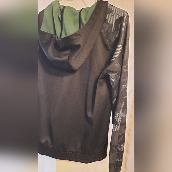 Reebok Black and Green Athletic Jacket Minnesota Wilds - Picture 2 of 12